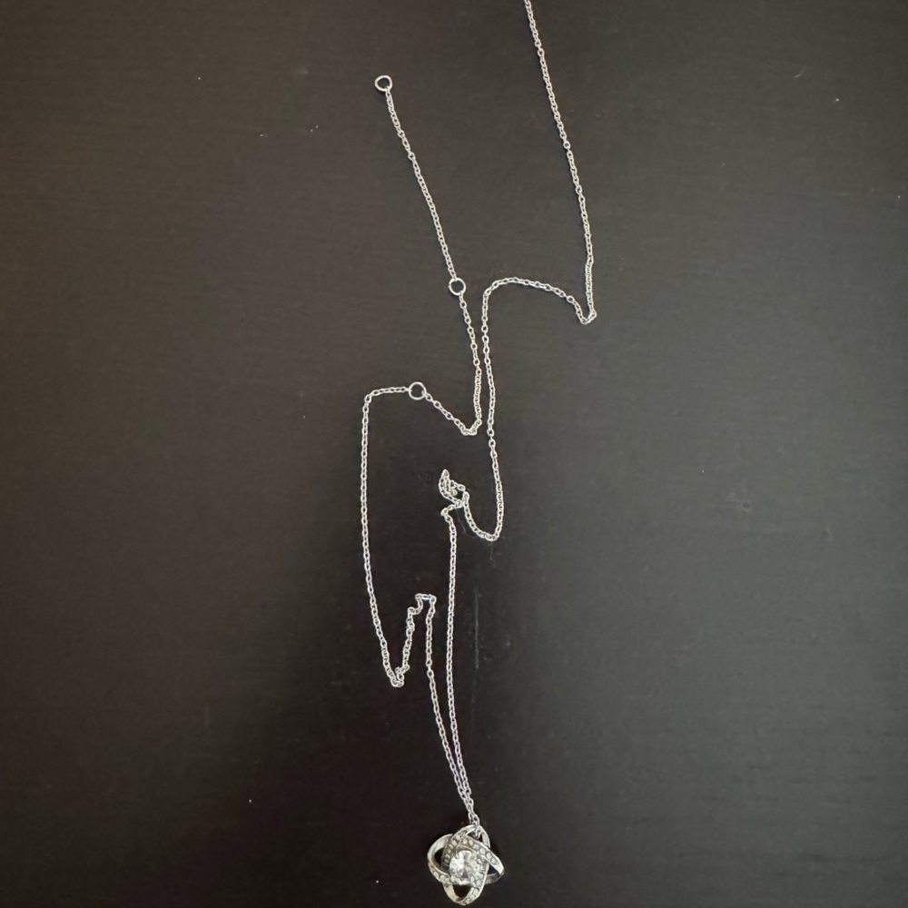 Irish love knot necklace